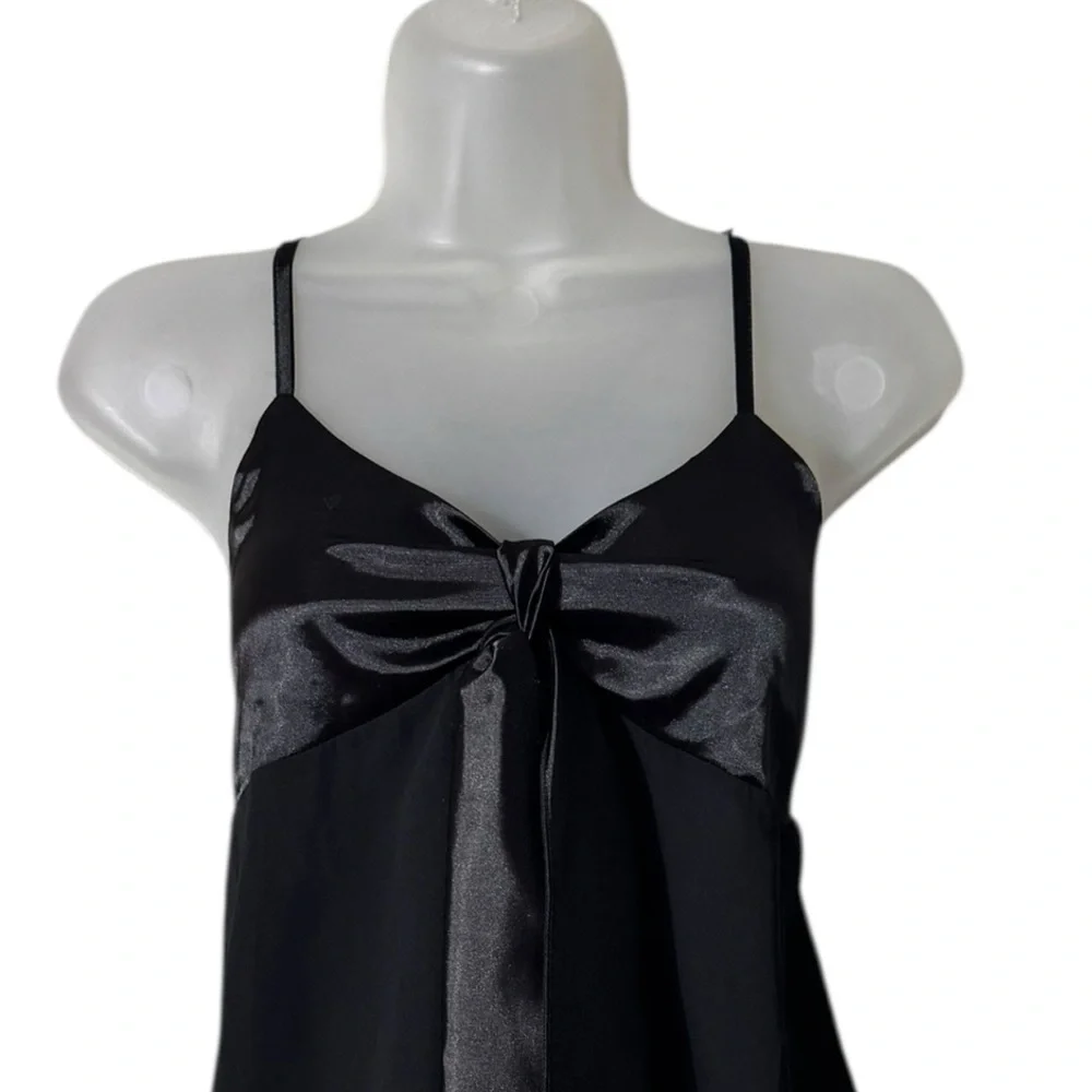 Y2K Romwe Babydoll Top Small Festival Dark Romantic‎ Fairy Grunge Feminine Black - Picture 2 of 9